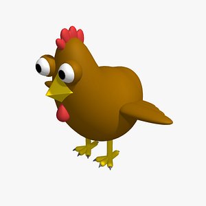 Game Ready Cartoon hen