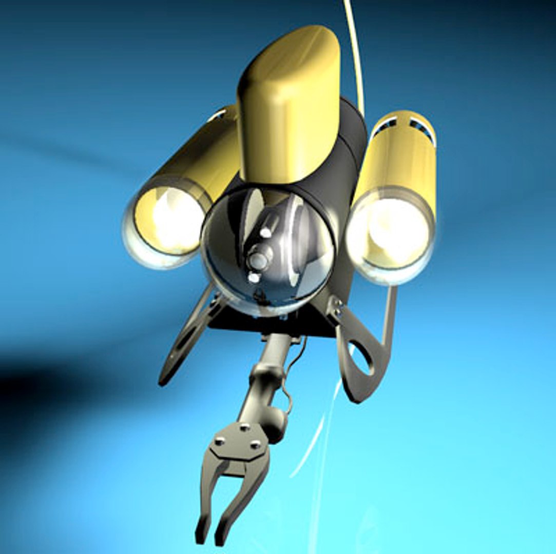 Mini Sub Remote 3d Model
