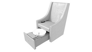 3D Salon Furniture Modern Wing Pedicure Spa Chair
