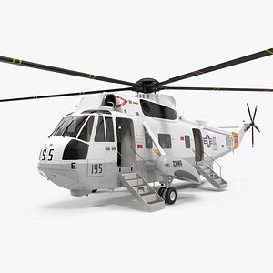 Sikorsky SH-3H Sea King USA Navy 3D Model