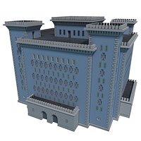 Reichsbahn Berlin Castle Plaster Blue