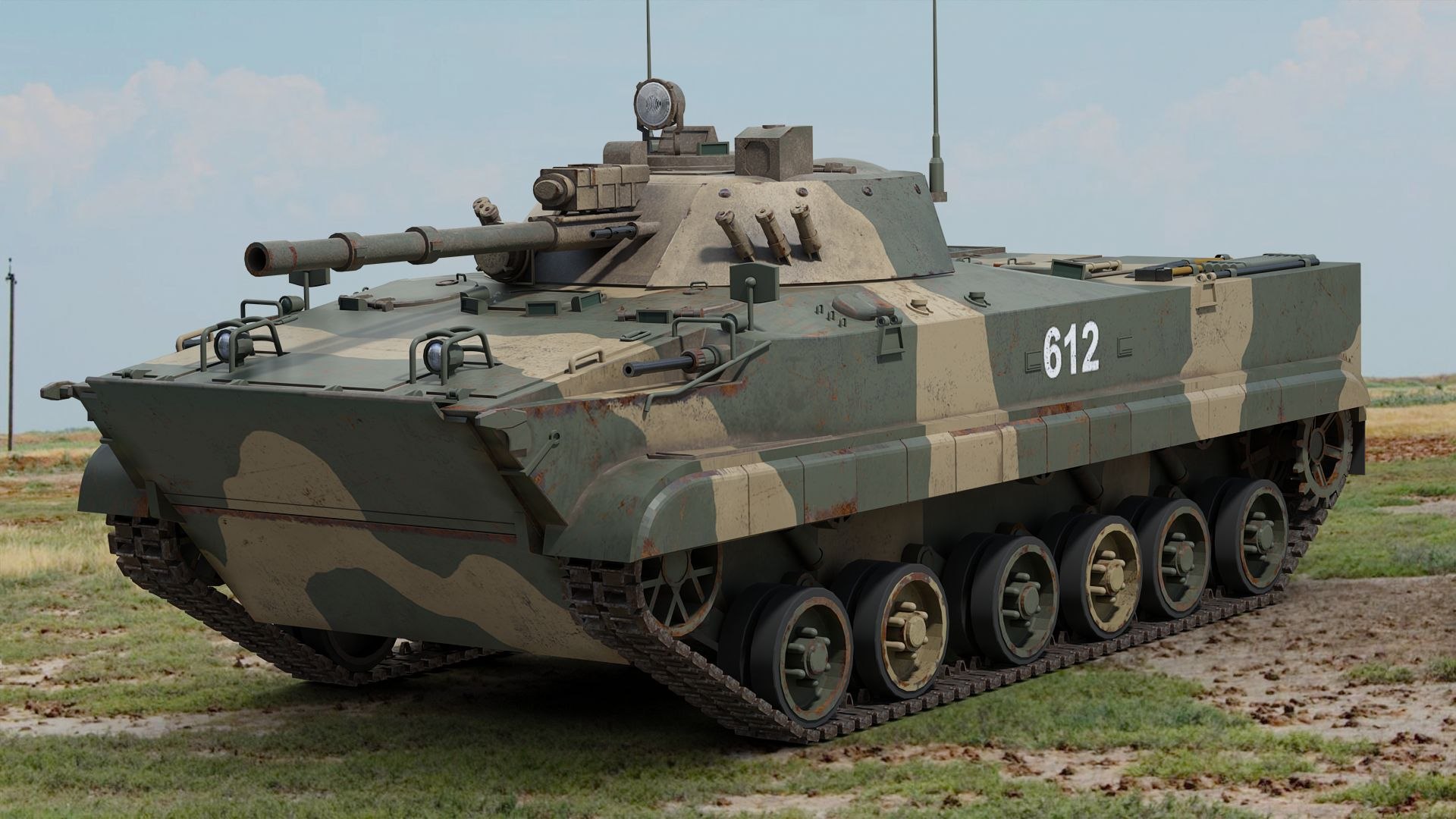 Bmp 3 Ifv Model - Turbosquid 2052085