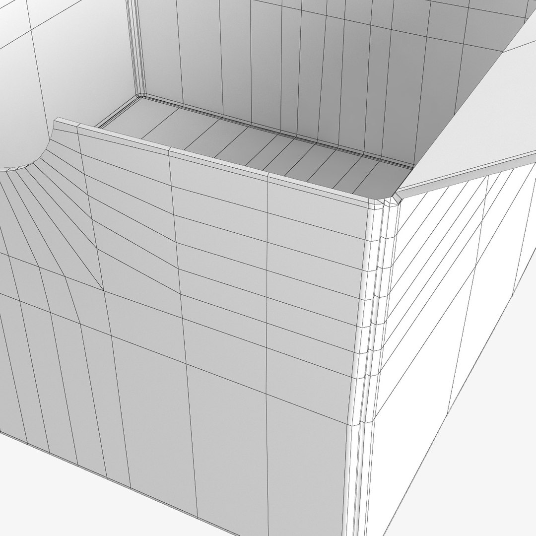 3D Cardboard Box Model - TurboSquid 1281450