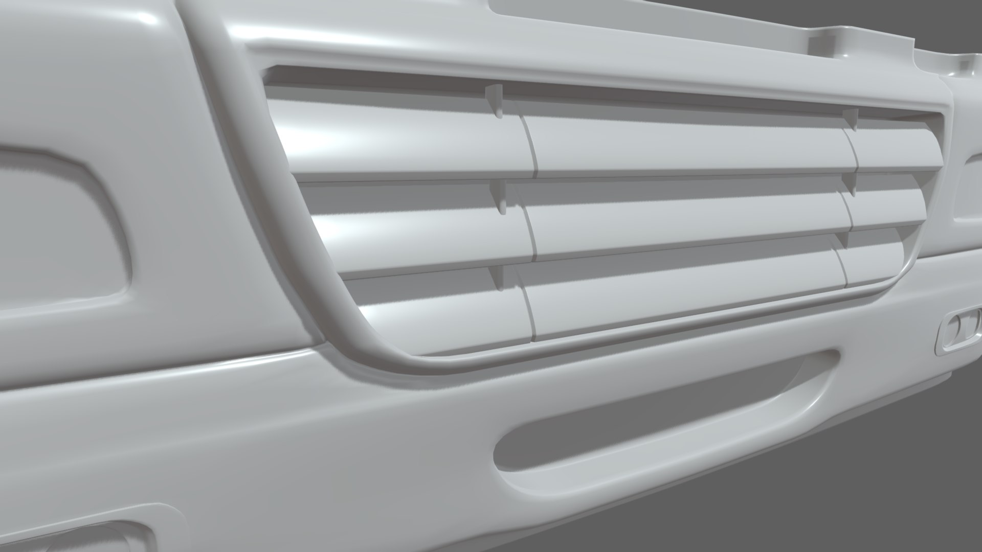 Truck Bumper 3D Model - TurboSquid 1994138