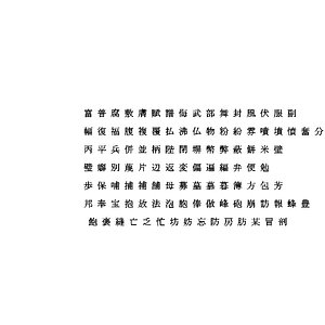 chinese ms mincho font 3D model