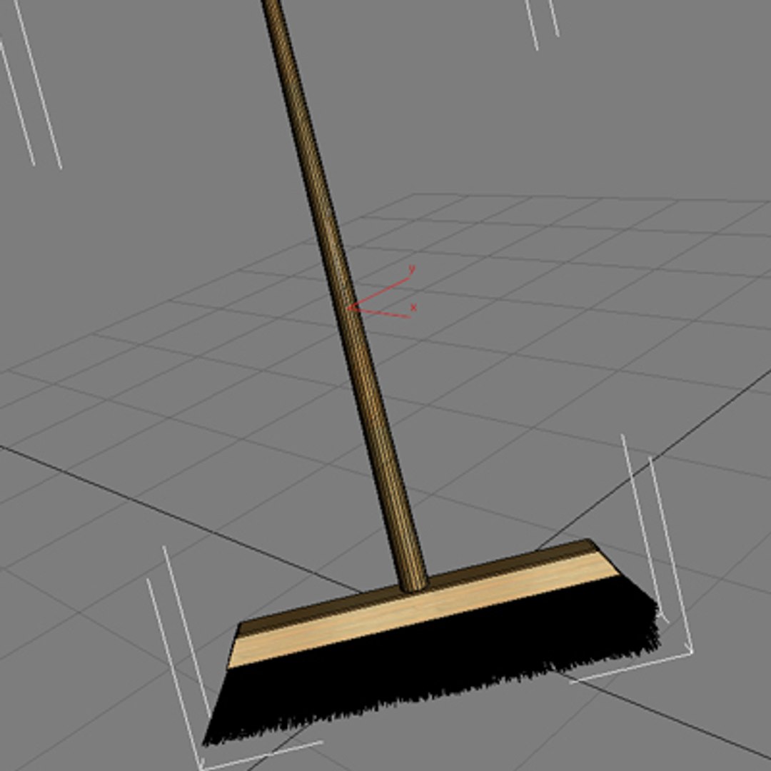 3d model push brush