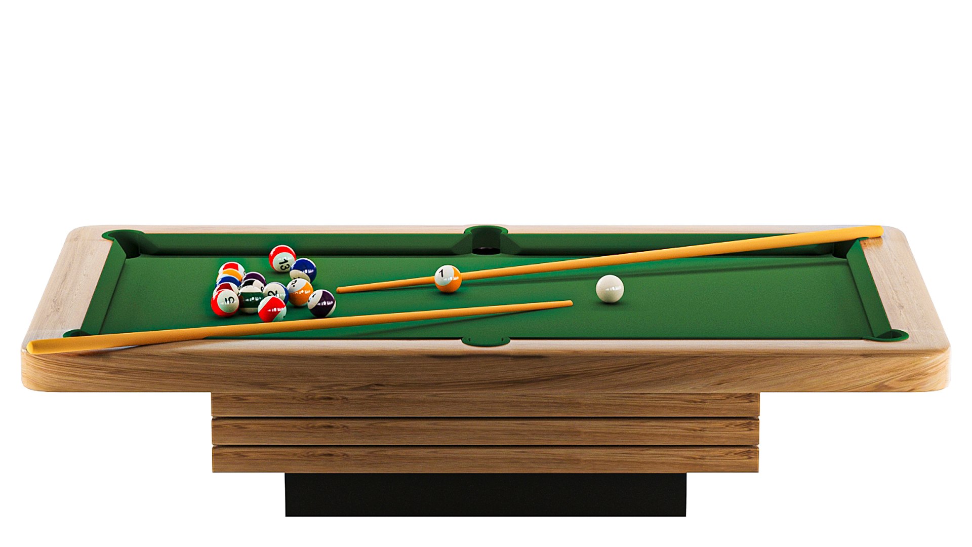 3D Arclight Pool Billiards Table Model - TurboSquid 2362347
