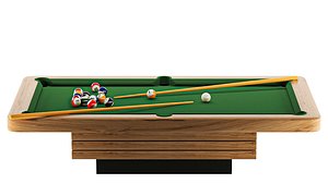 3D Arclight Pool  Billiards Table model
