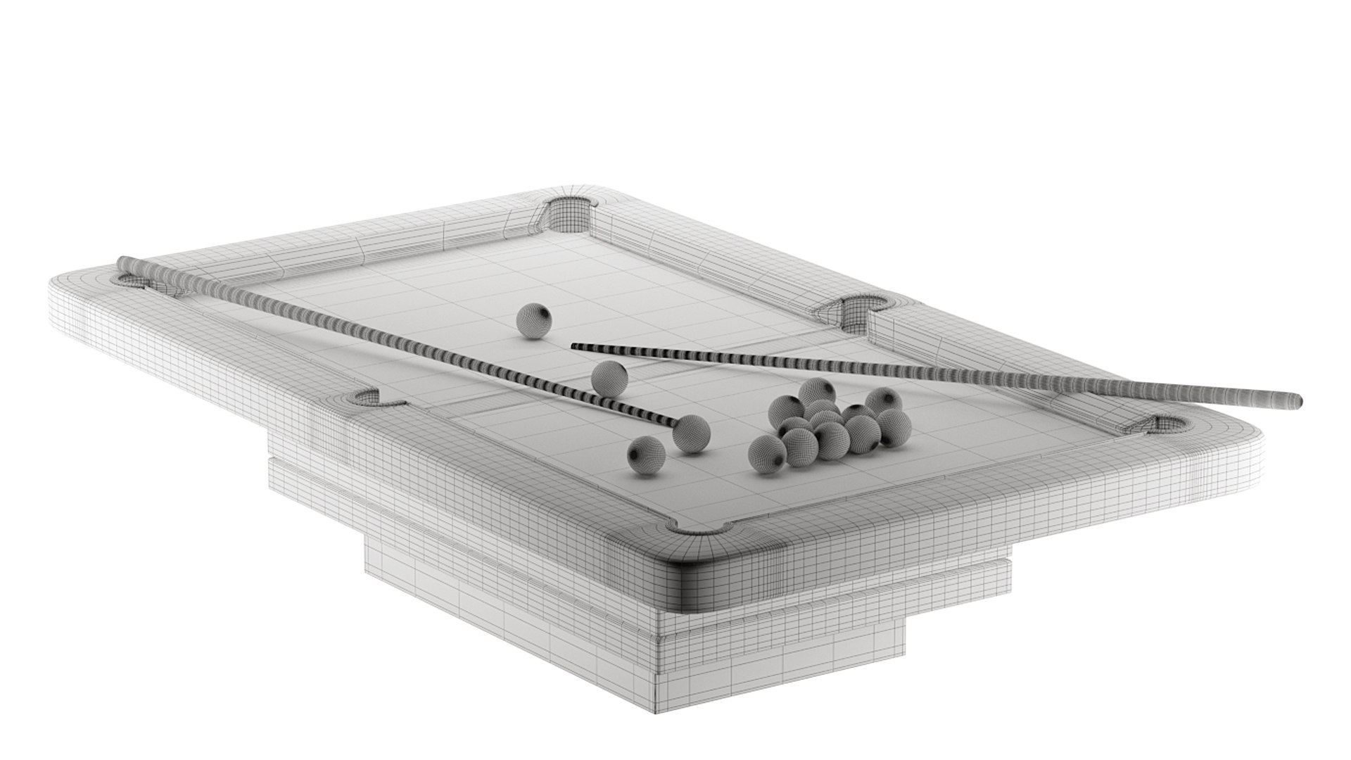3D Arclight Pool Billiards Table Model - TurboSquid 2362347