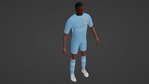 Soccer Player - Manchester City 3D model