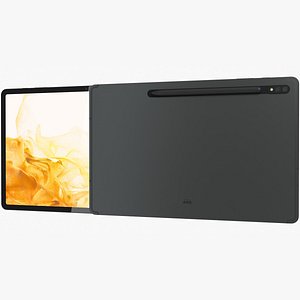 3D Samsung Galaxy Tab S8 Plus Graphite model