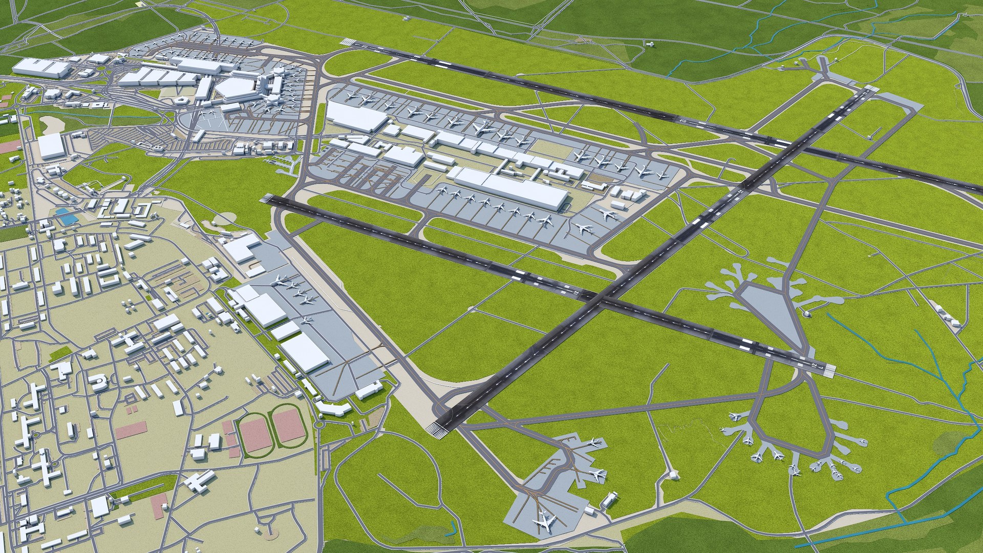 Cologne Bonn Airport 3D Model - TurboSquid 2013499