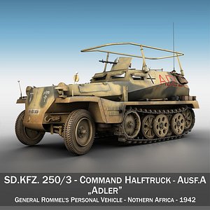 SD.KFZ 250 3 - Adler - Halftrack command variant