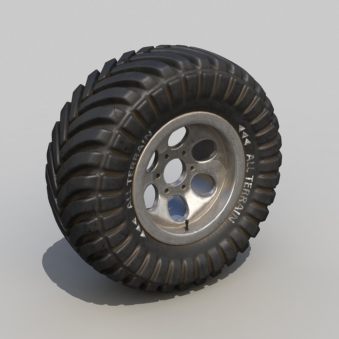 3d Off-road Wheel Model