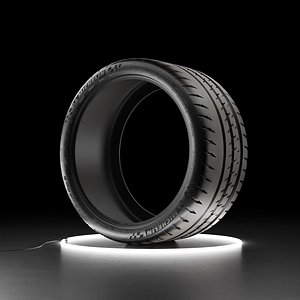 Car tire Michelin Pilot Sport Cup 2 3D model