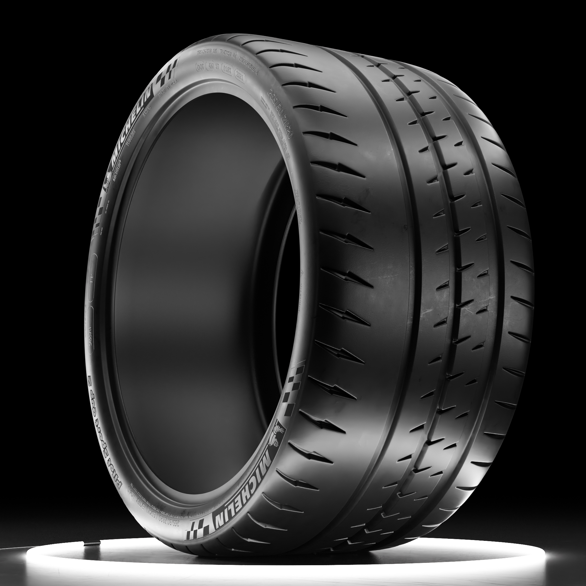 Car tire Michelin Pilot Sport Cup 2 3D model - TurboSquid 1766778