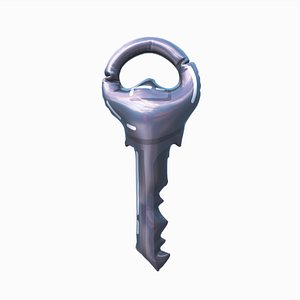 3D Key Shaped Balloon 02