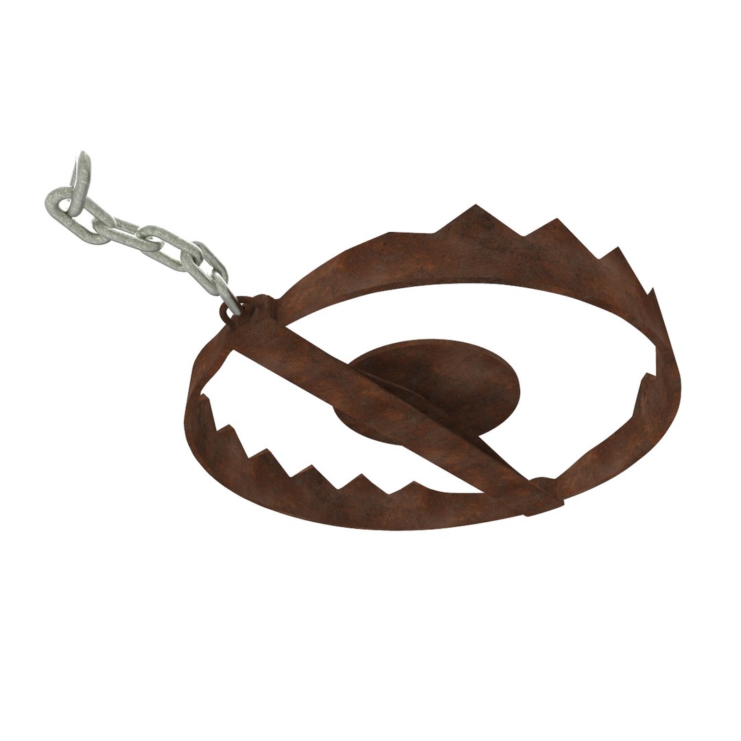 Rusty Bear Trap 3d 3ds