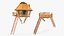 Wooden Playground Constructions Collection 3D model