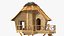 Wooden Playground Constructions Collection 3D model