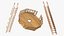 Wooden Playground Constructions Collection 3D model