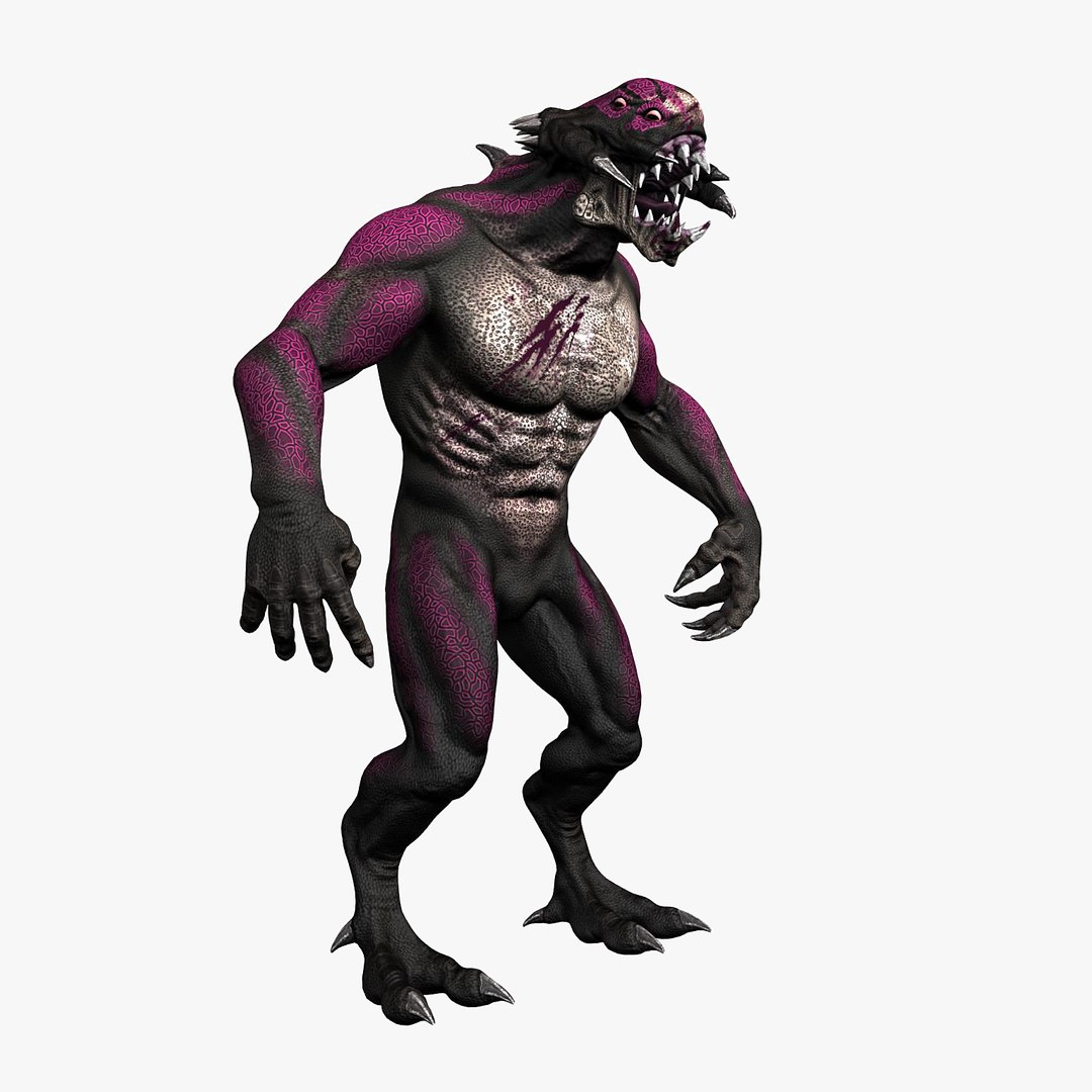 3d Animation Monster Model