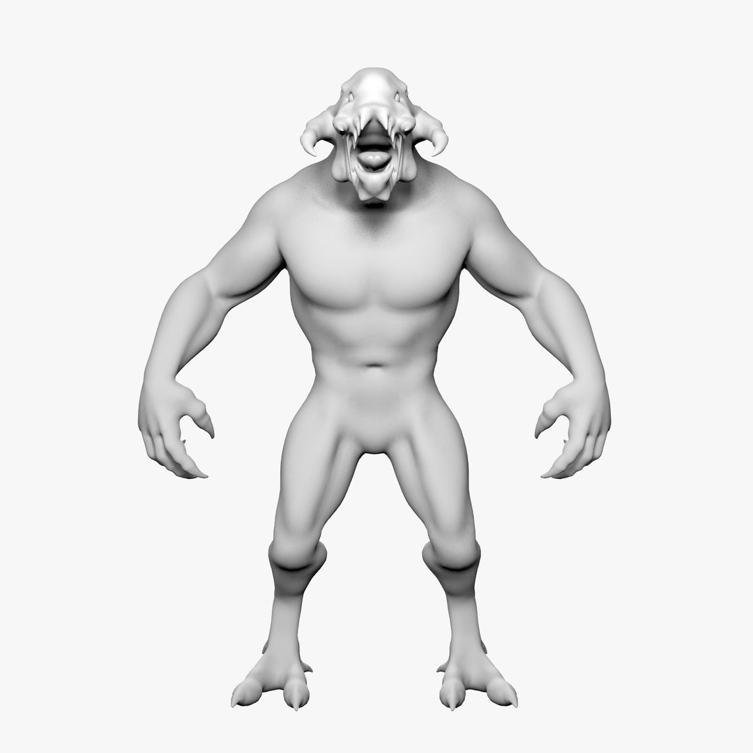 3d Animation Monster Model
