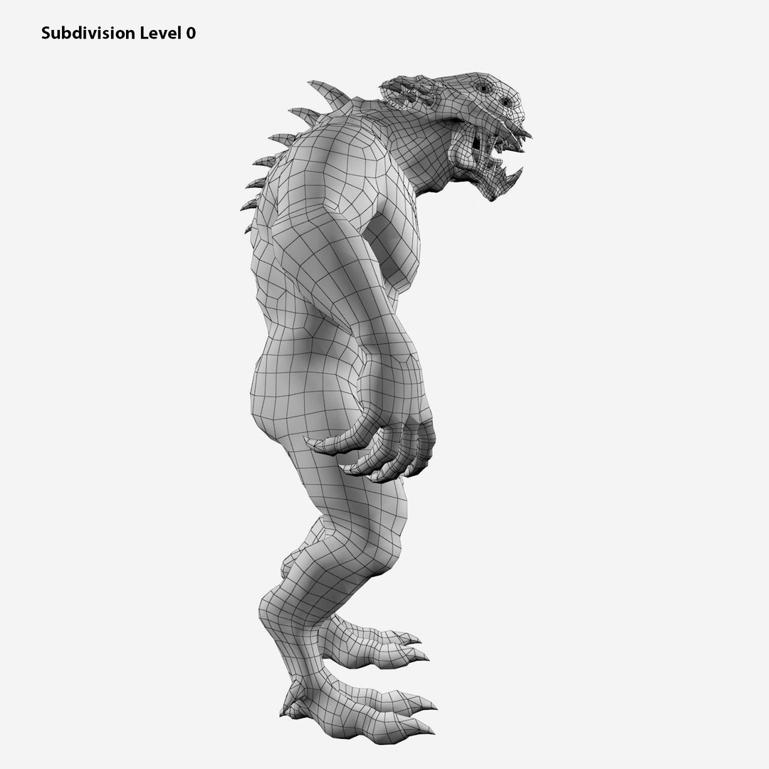 3d Animation Monster Model
