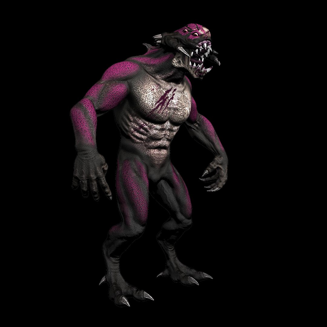 3d Animation Monster Model