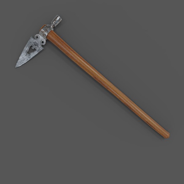 modelo 3d axe Chief Red Cloud Tomahawk Pohrt Collection 1876 ...