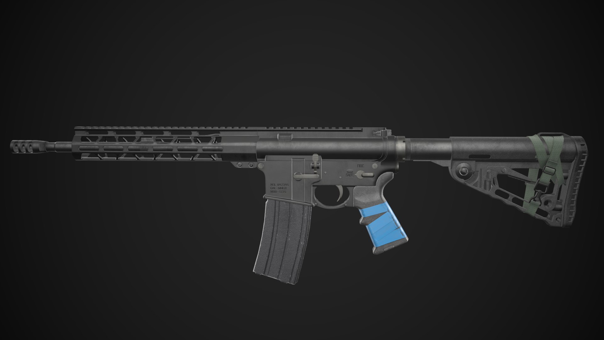 3D Ready Ar-15 Rifle - TurboSquid 1703935