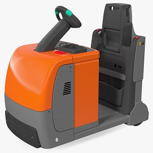 Industrial Tow Tractor Rigged