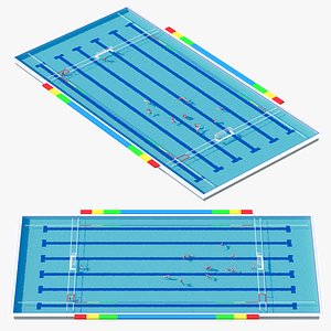 Water polo with players model