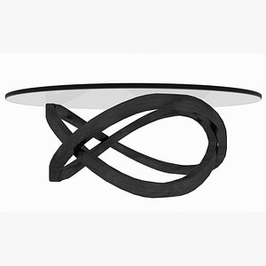 minimalist wooden infinite line 3D