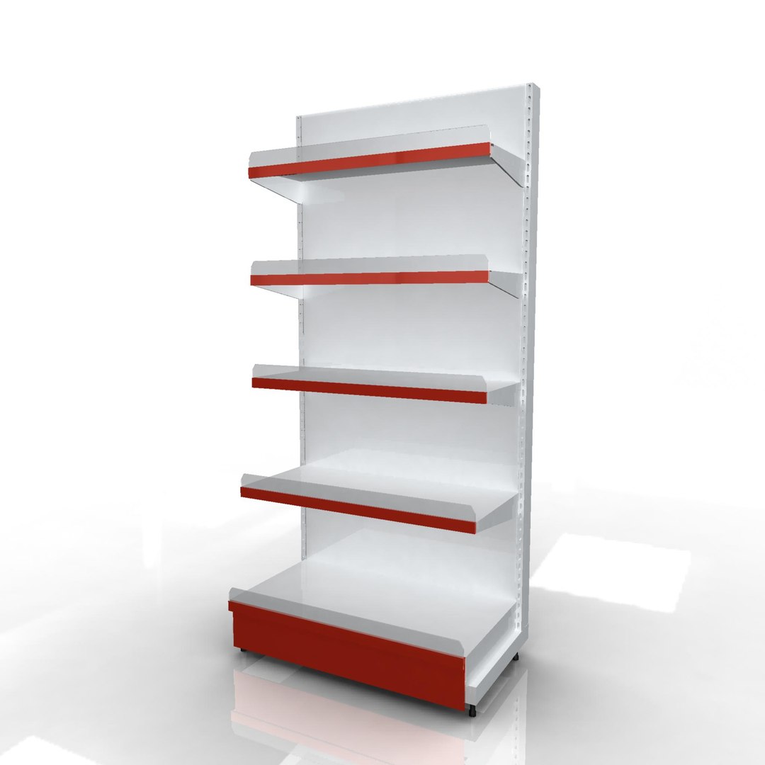 3d Product Wall Racks Model