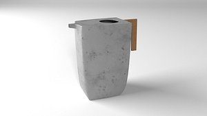 3D Stone Jug Modern Furniture