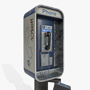 Payphone 3D model