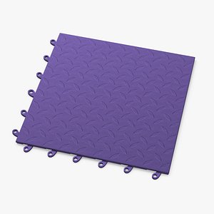 Connectable Floor Mat Tile Blue