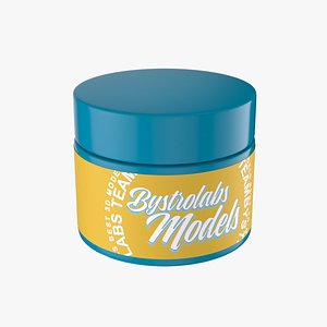 3D model Face Cream Jar