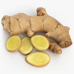 Fresh Ginger Root Slices 3