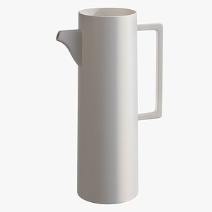 3D realistic brace white pitcher