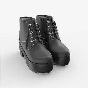 3D boots shoe footgear