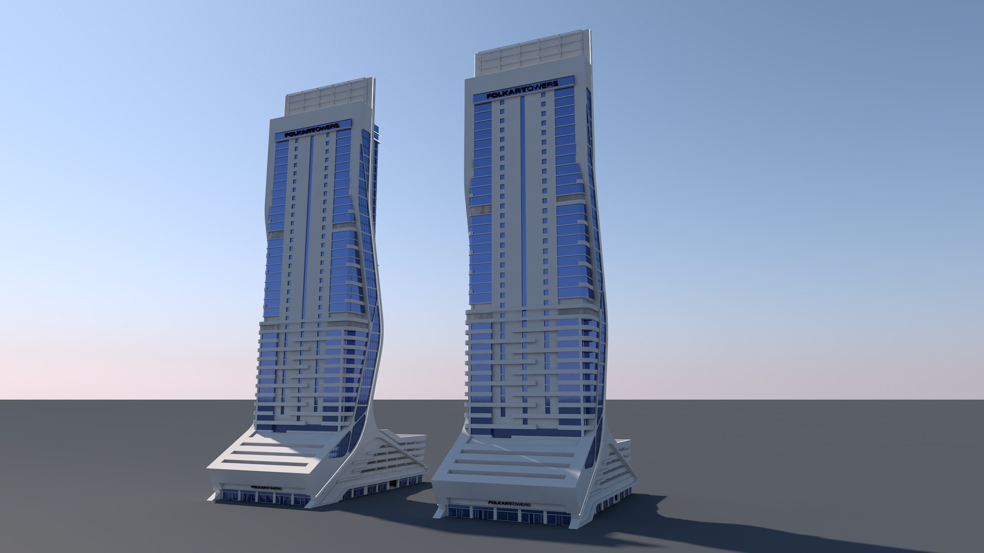 Folkart Tower 3D Model - TurboSquid 1534951