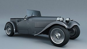 HRG Sports car 1948 3D Model