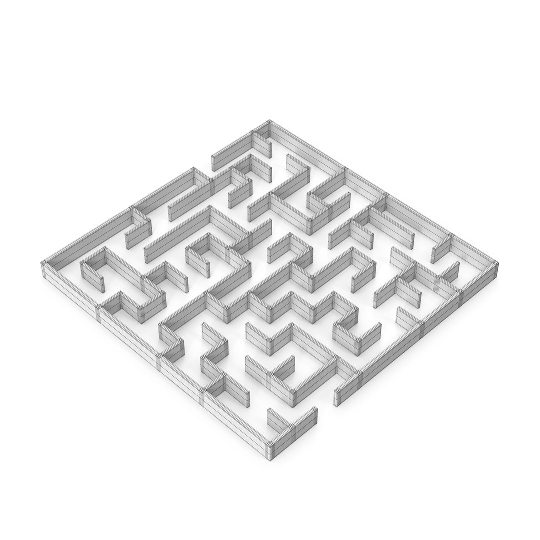 3D Green Maze Model - TurboSquid 2209941