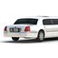 c4d stretch car limousine white