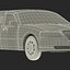 c4d stretch car limousine white
