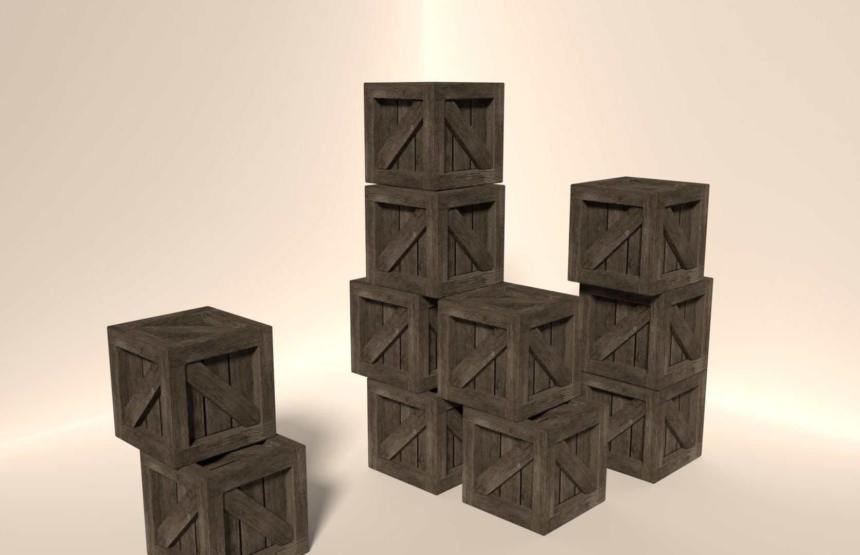 3D Simple Box Model - TurboSquid 1517561