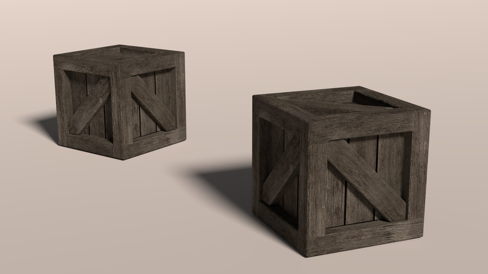 3D Simple Box Model - TurboSquid 1517561