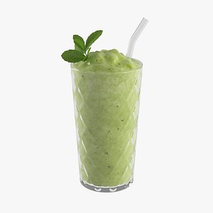 3D Smoothie cocktail